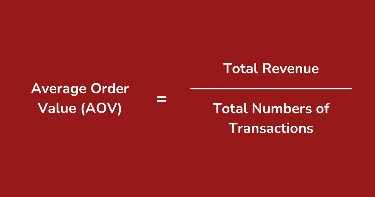 How to calculate average order value